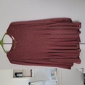 Dusty rose ballet top